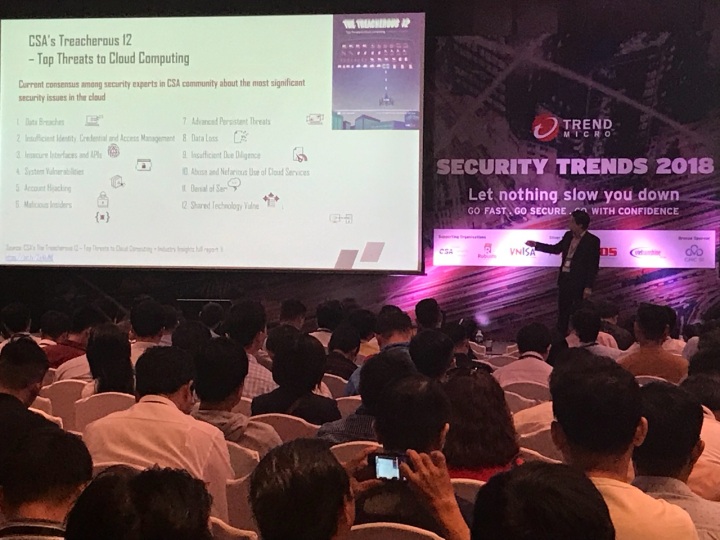 Đại diện #CSAVietnam trình bày tham luận tại Security Trends 2018